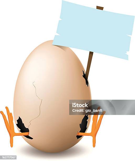 Egg Avec Espace Pour Copie Vecteurs libres de droits et plus d'images vectorielles de Pâques - Pâques, Animal nouveau-né, Cassé