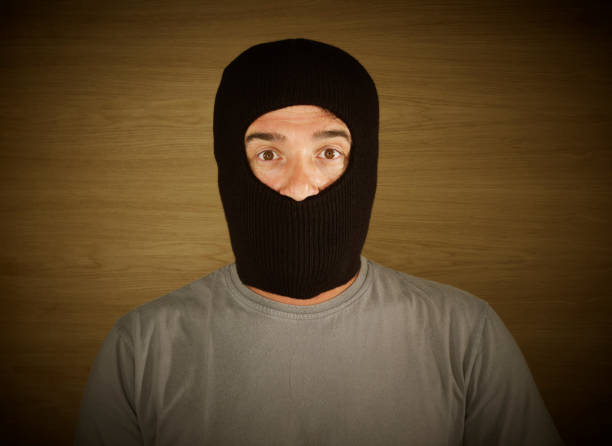 istock Burglar wearing a ski mask 162717652