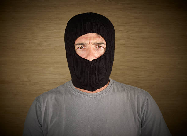 istock Burglar wearing a ski mask 162717876