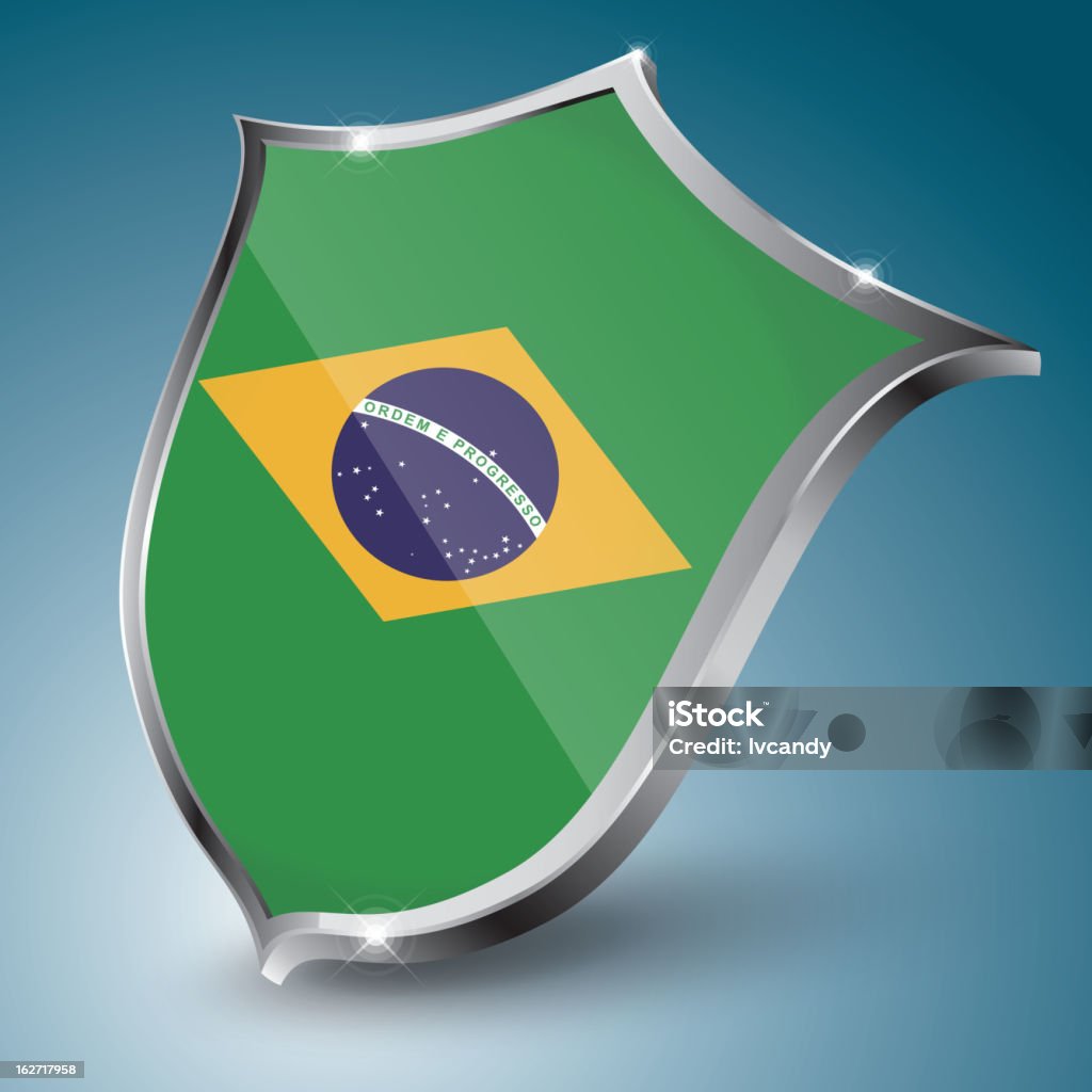 Brasilien - Lizenzfrei Chrom Vektorgrafik