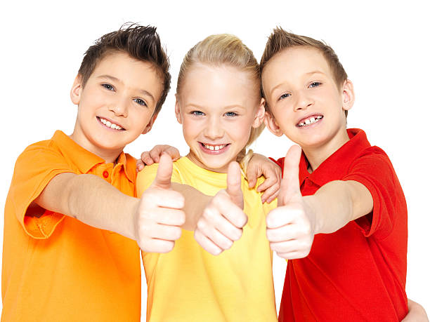 istock happy children with thumbs up gesture 162724505