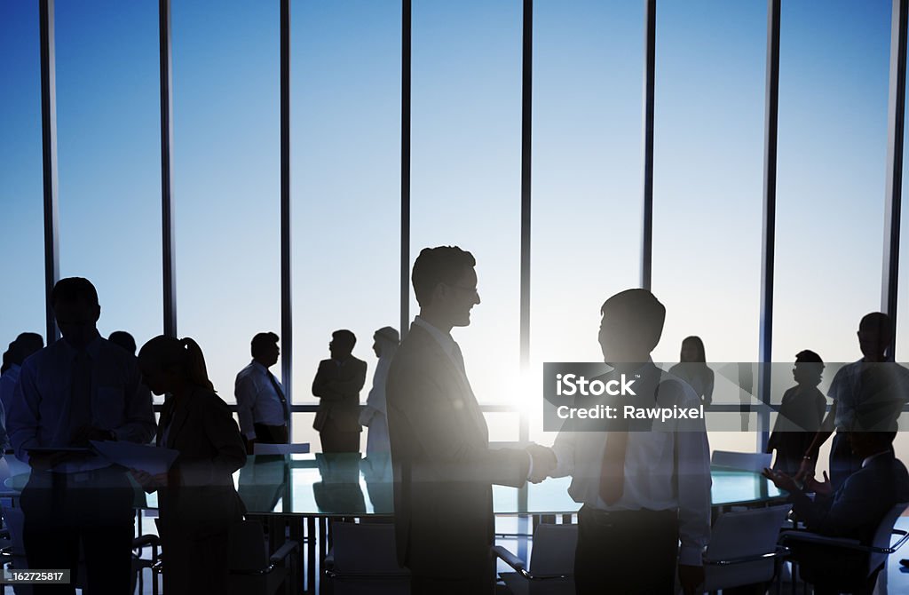 Reunión de negocios - Foto de stock de Oficina libre de derechos