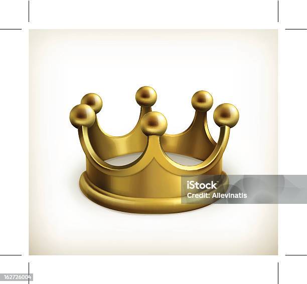 Coroa De Ouro - Arte vetorial de stock e mais imagens de Antiguidade - Antiguidade, Autoridade, Brasão