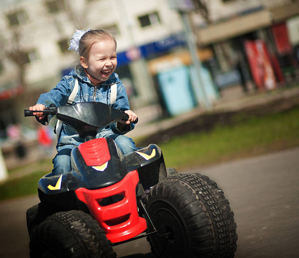 istock Girl driving motorcycle 162727011