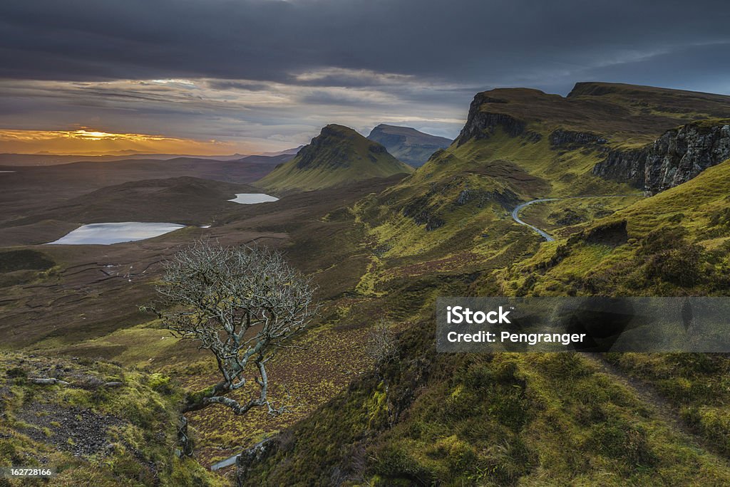 Quiraing, isla de Skye - Foto de stock de 2000-2009 libre de derechos