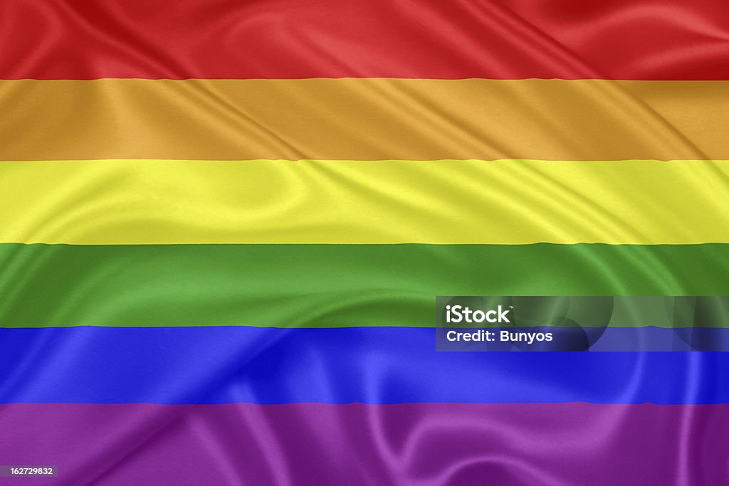 Rainbow Гей флаг - Стоковые фото Gay Pride Parade роялти-фри