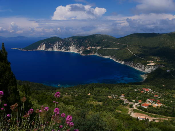 istock Ithaca, view from the village of Exogi 1627300717