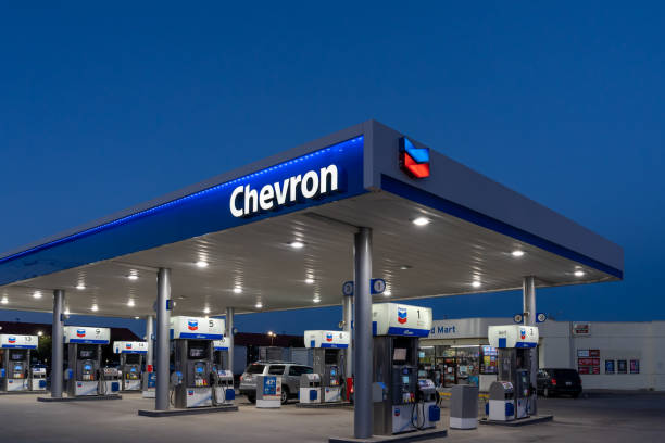 night-view-of-chevron-gas-