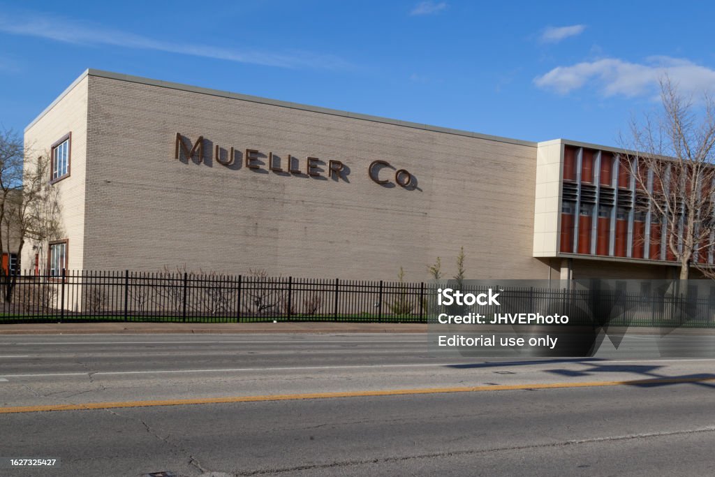 Mueller Water Products Plant On Eldorado Street In Decatur Illinois Usa