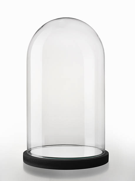 Bell Jar Bell-jar on white background with clipping path dome stock pictures, royalty-free photos & images