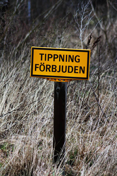 istock Sign in Swedish saying: no tipping allowed 1627453708