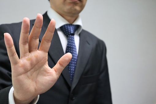 Photo of a businessman posing