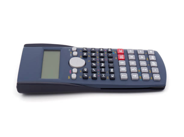 istock Scientific calculator isolated on white background 1627495871