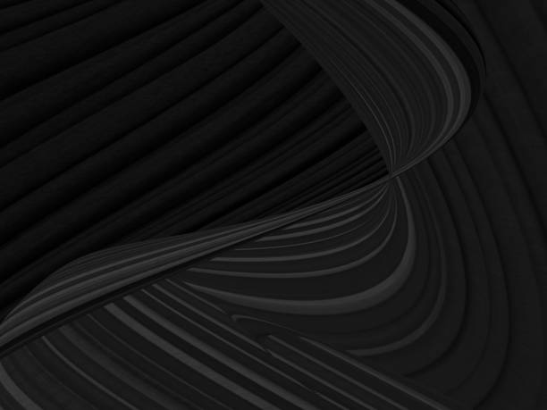 istock decorative soft fabric black smooth curve beauty abstract. textile  fashion matrix shape background 1627524370