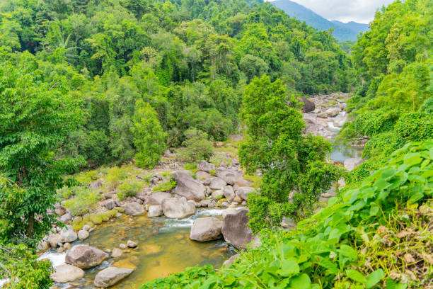 istock Mountain river in the mountains. 1627632681