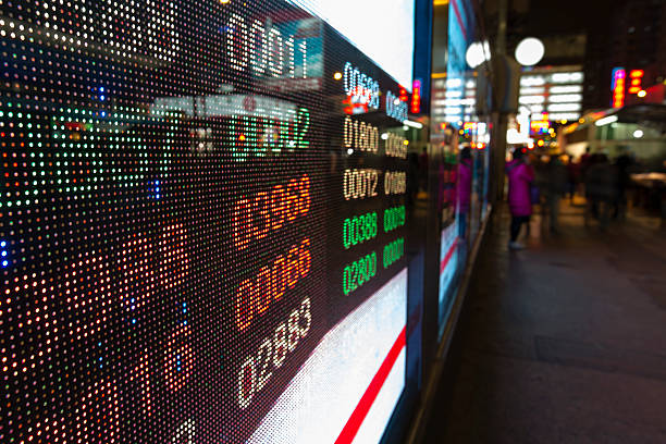 istock Hong Kong display stock market charts 162763810