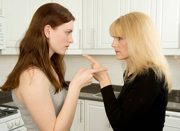istock Young woman and mother argue in the kitchen 162763849