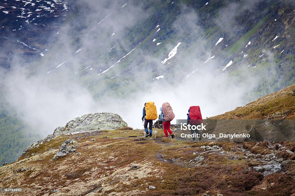 Gruppe von Wanderern in den Bergen - Lizenzfrei Berg Stock-Foto