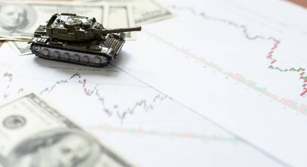 istock Tank and Russian money, crisis and war 1627644501