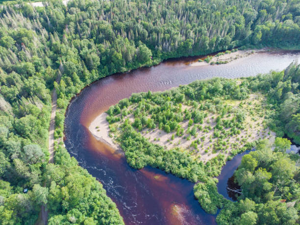 istock Aerial view of Ste-Marguerite river 1627683065