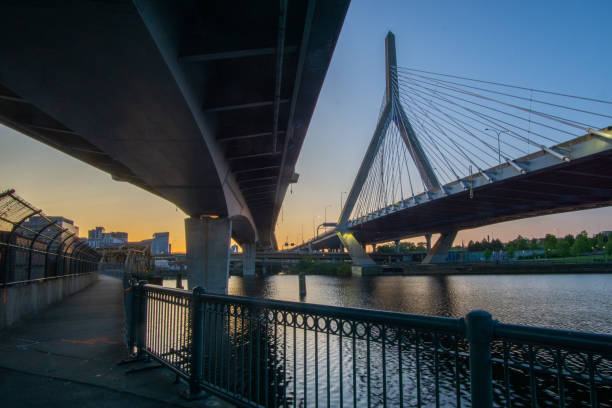 istock Sunset at the Zakim Bridge 1627823647