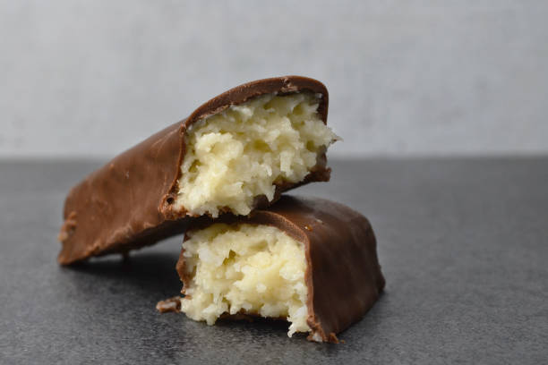 chocolate bar with white filling