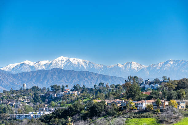 San Gabriel Mountains and Monterey Hills