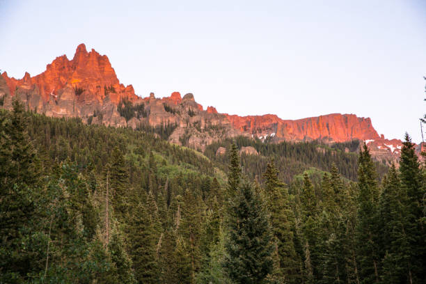 istock Sunset on the Rocky Mountains 1627886858