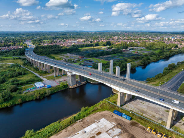 istock Manchester M60 ring road bridge 1627894466
