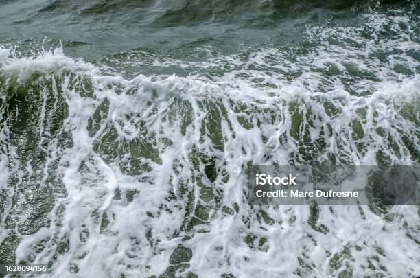 Waves On St Lawrence River Stock Photo - Download Image Now - Backgrounds, Beauty In Nature, Canada
