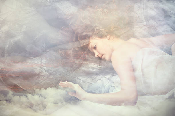 istock beautiful caucasian girl is on a clouds 162813543