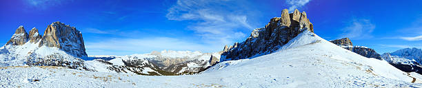 istock Beautiful winter mountain panorama (Sella Pass , Italy). 162813957