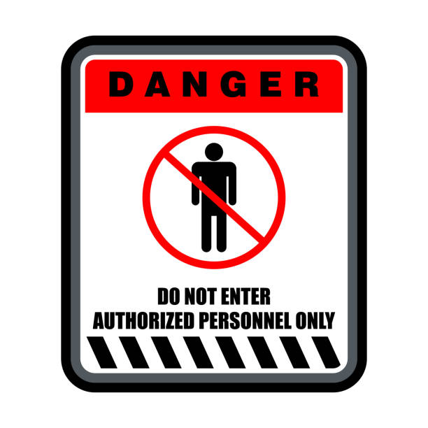 NMC OSHA-Schild „Gefahr – Hochspannung, Nur Für Autorisiertes Personal“ – Zweisprachig, 35,6x25,4 Cm, Aluminium 0,040″, Schwarz/rot Auf Weiß
