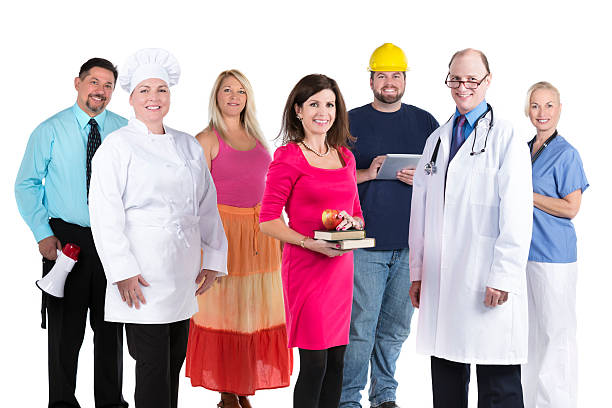 istock Large diverse group of people with different occupations 162819854