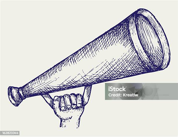 Vetores de Megafone e mais imagens de Ilustração e Pintura - Ilustração e Pintura, Imagem, Megafone