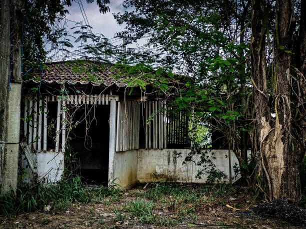An old house without people