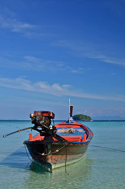 istock Thai longtail boat in the sea 162825800