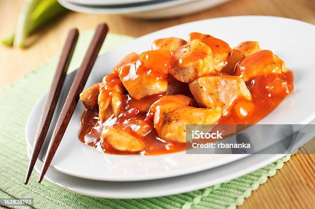 Chicken With Sweet And Sour Sauce Stock Photo - Download Image Now - Chicken - Bird, Chicken Meat, China - East Asia