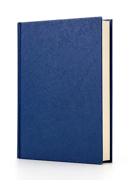 Blank Book on white background