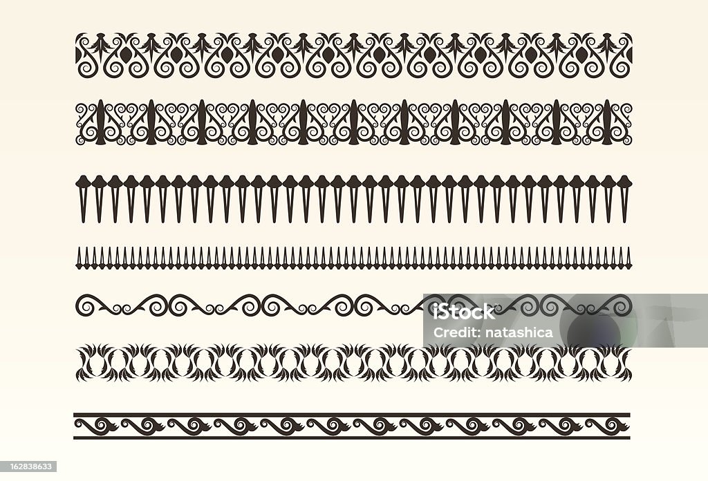Descriptive Border Decorative Borders Vector Illustration Stock Illustration - Download ...