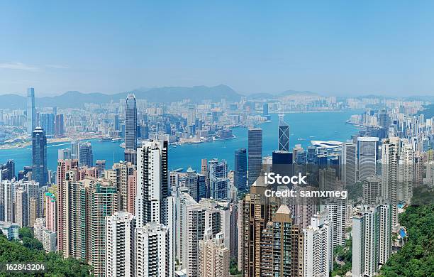 Hongkong Und Den Victoria Harbour 2010 Stockfoto und mehr Bilder von 2 International Finance Center - 2 International Finance Center, Asien, Bank of China Tower - Hong Kong