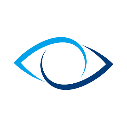 eye icon logo vector design illustration