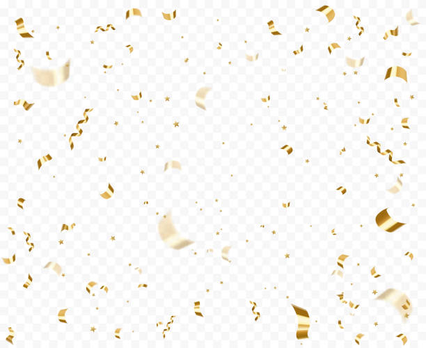 glitter celebration - konfeti stock illustrations
