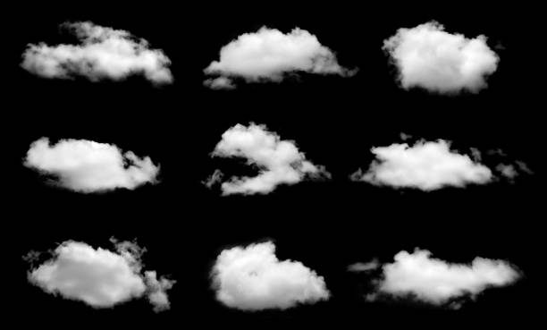 istock Collection of white clouds 1628573772