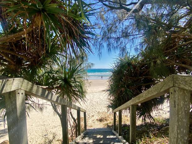istock Stairs Lead to Ocean Waves 1628581453