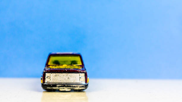 istock Minahasa, Indonesia : Monday, 12 December 2022, toy car on blue background 1628699619