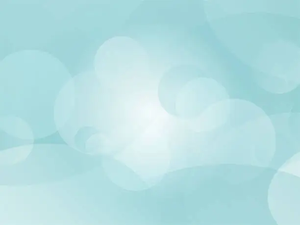 Vector illustration of Light-colored fantastic polka-dot abstract background_turquoise blue.