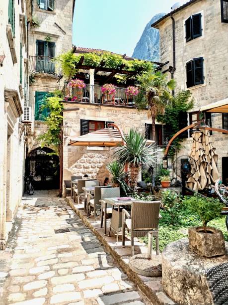 istock Kotor Montenegro downtown medieval highlights wall streets 1628779428