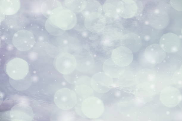 blurred colorful background sky with flare white lucent lights blurry