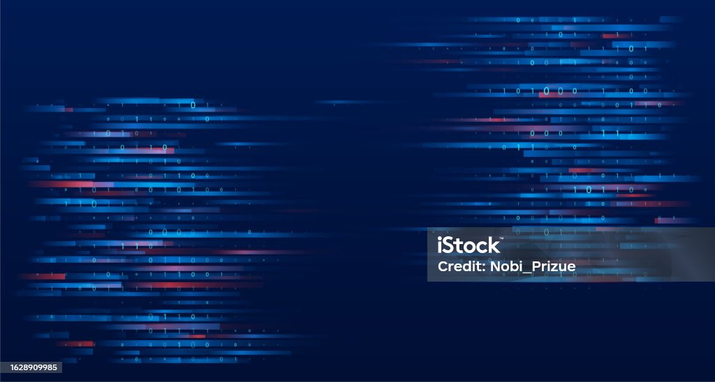 Abstract Big Data Code Representation Stock Illustration - Download ...